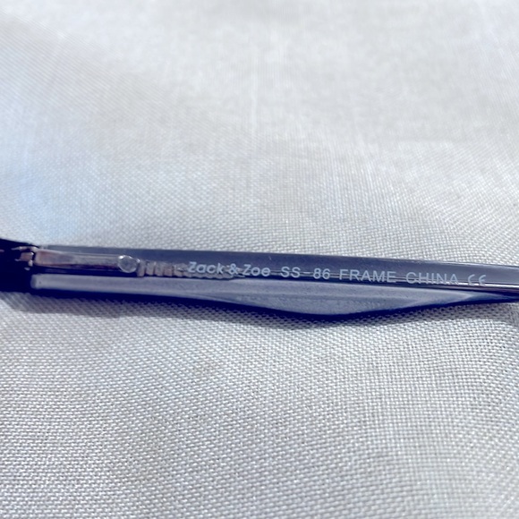 Zack & Zoe SS-86 Youth Kids Unisex Rx-Ready Black Eyewear Frames 46-17-130 - Picture 10 of 11